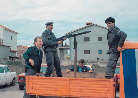 13. Začeci protuzračne obrane na otoku Krku, Omišalj – Pušća, 1991.