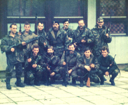 36. 12. studeni 1991. 3. vod krčke satnije - Otočac škola