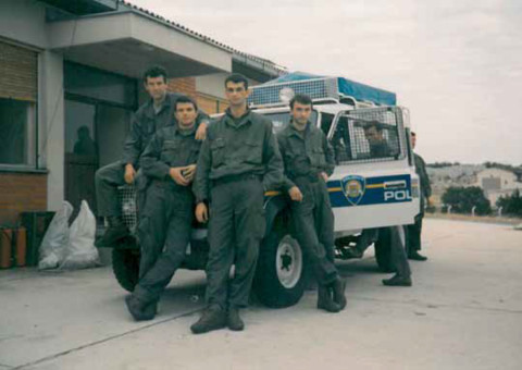 7. S lijeva na desno: Nedjeljko Kosić, Damir Debelić, Damir Petrov i Robert Kućar u Lukovom Šugarju