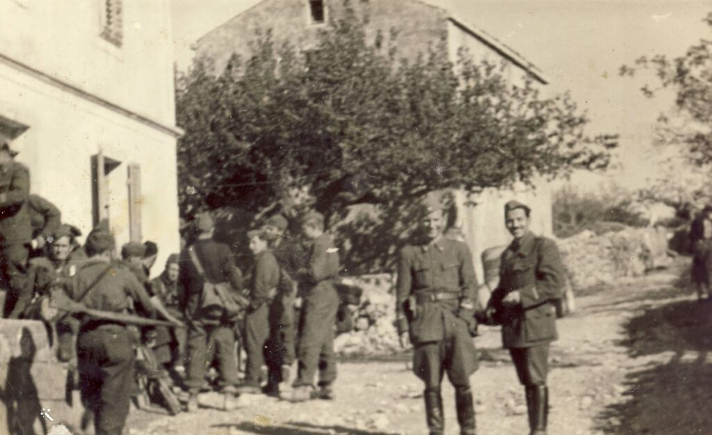 1945. Dolazak partizana u Kornić